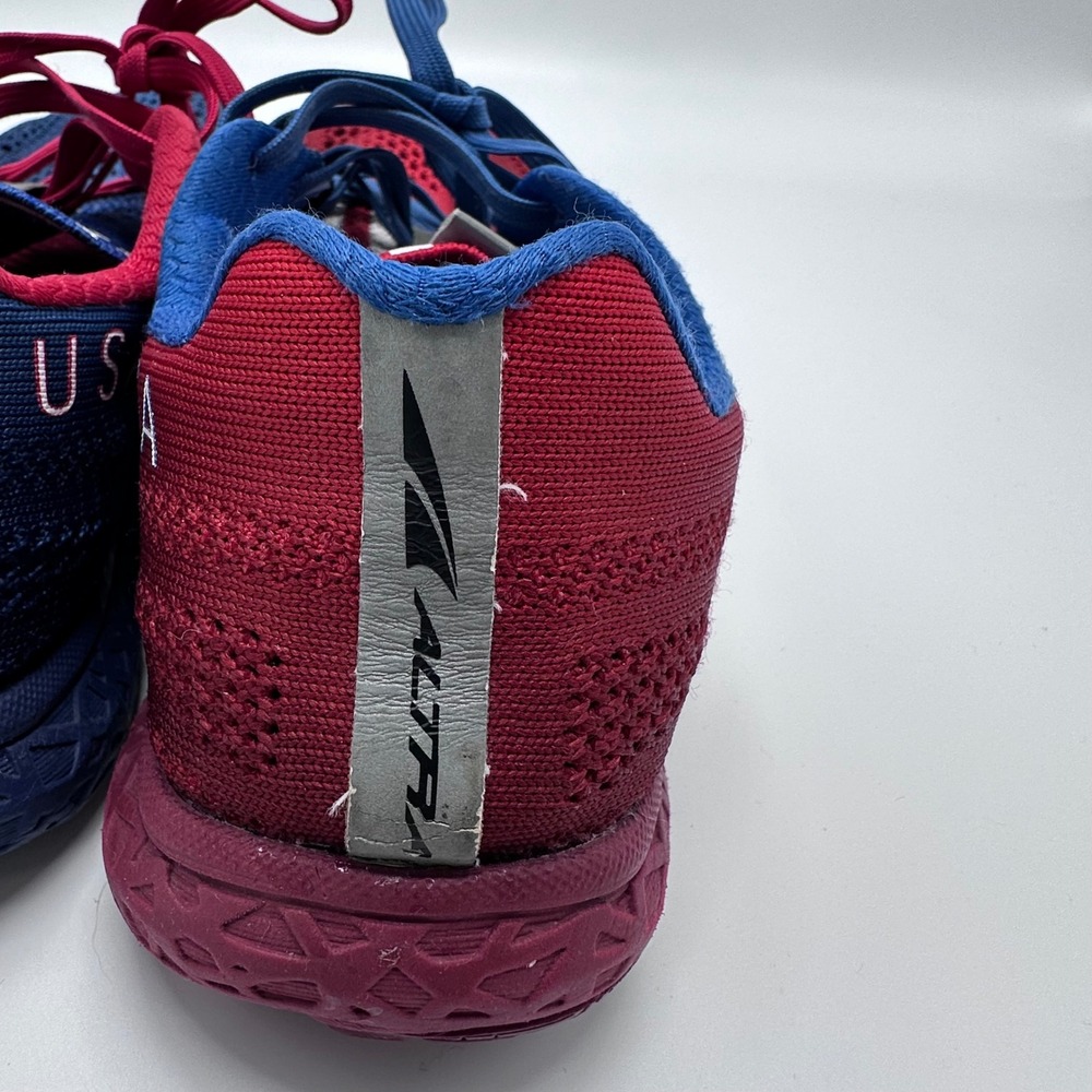Altra Escalante USA Patriotic Running Shoes Womens 8.5 Red Blue Mismatched - Picture 9 of 13